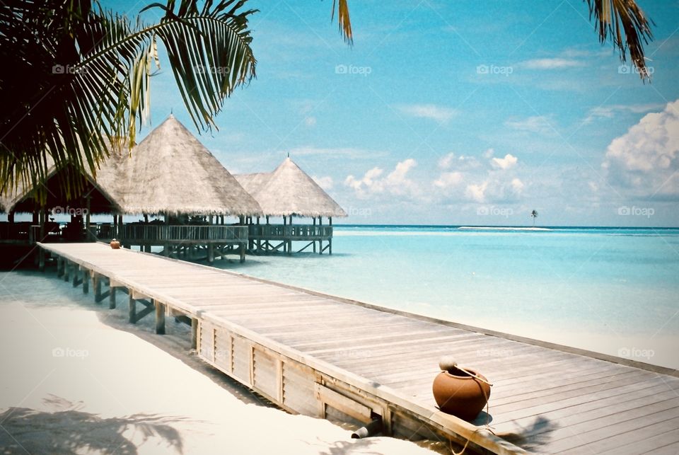 Luxury tropical beach, Maldives