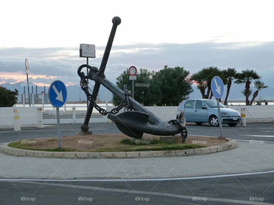 anchor in port