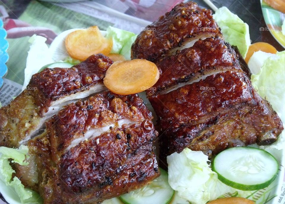 roasted pork belly