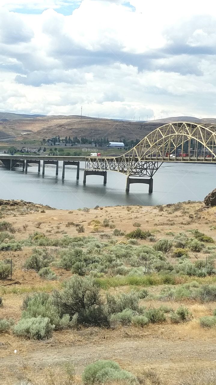 Columbia River bridge