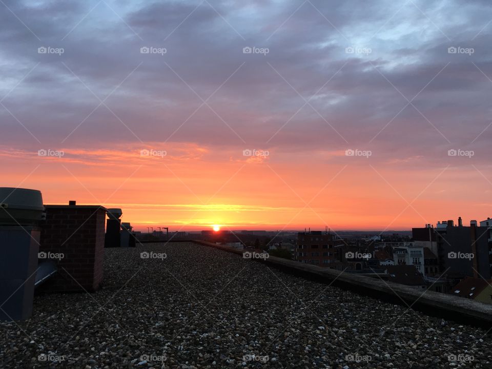 Sunrise in Belgium 