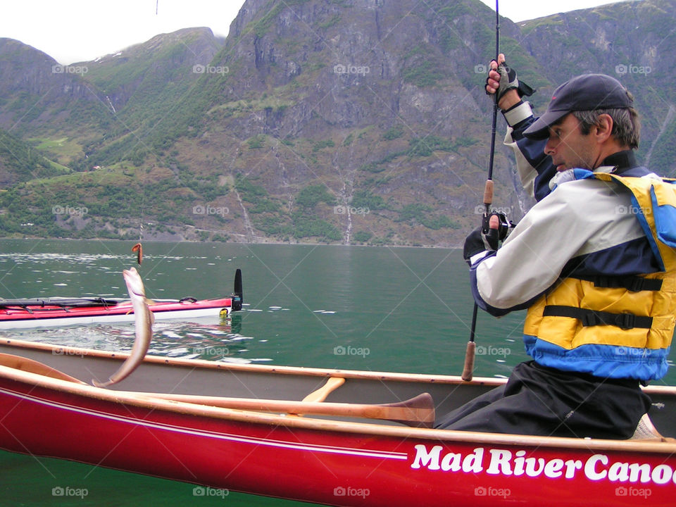 fish fishing fjord catch by salsa