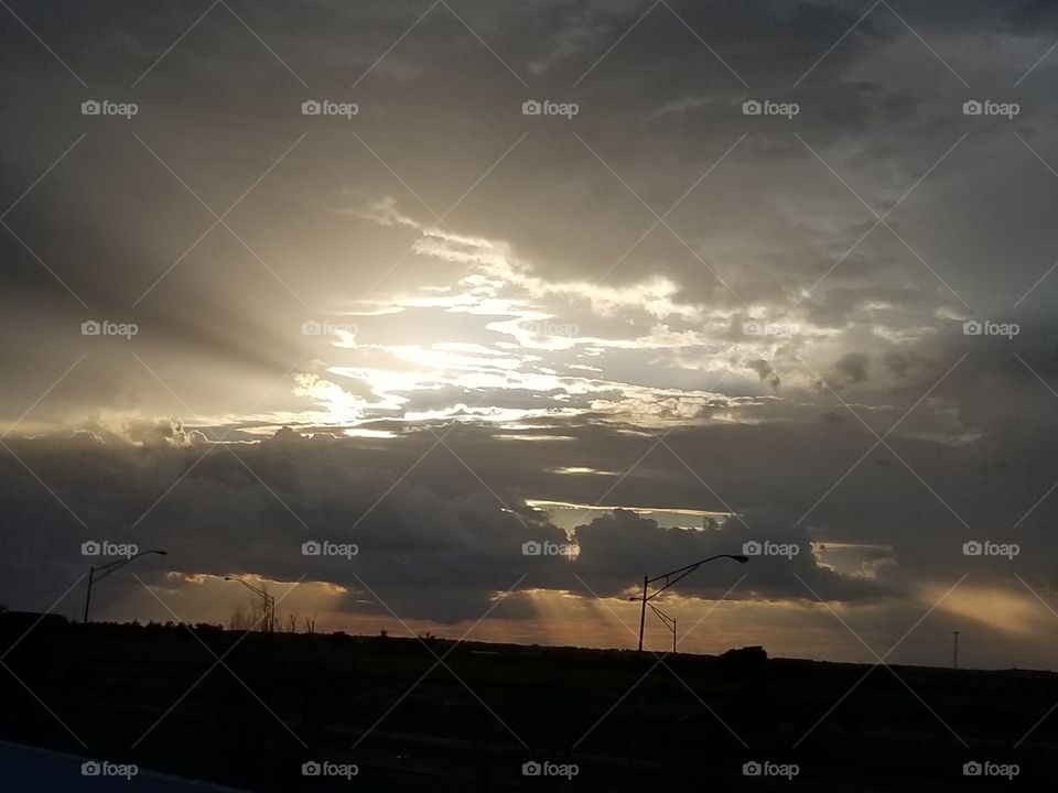 one last peek over the clouds