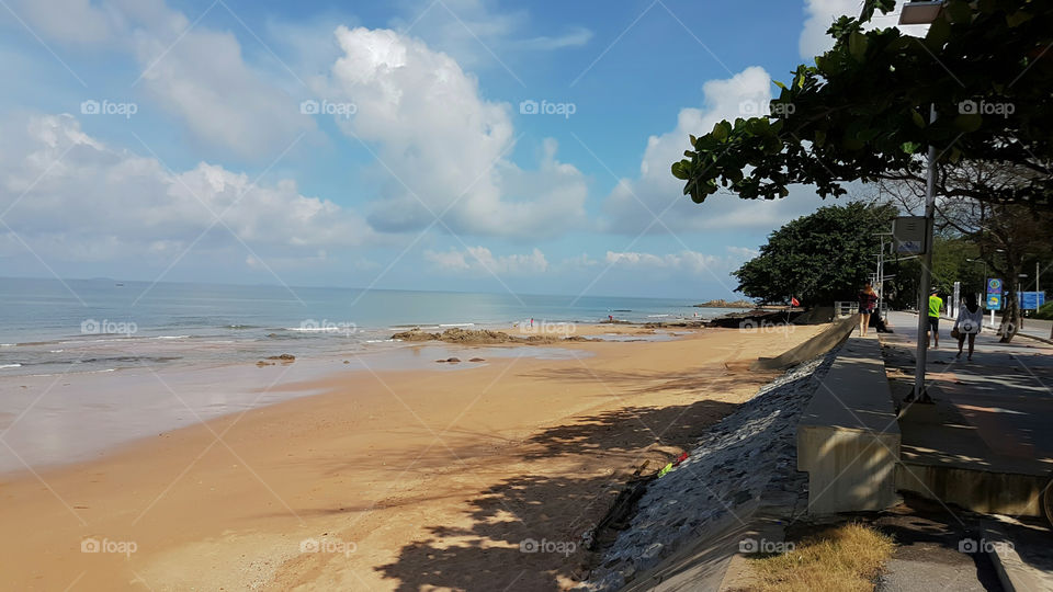 The beauty of the sea Chanthaburi in Thailand