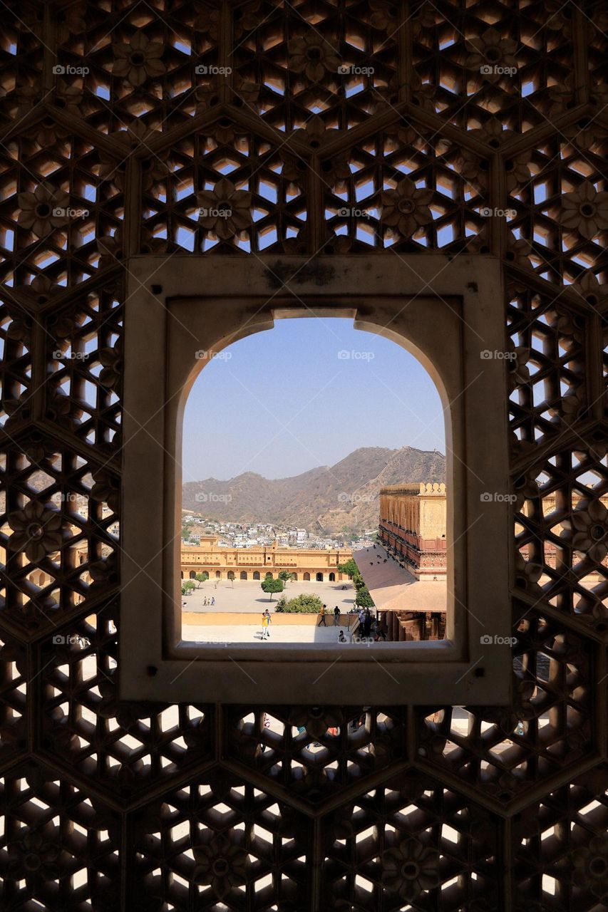 beautiful view, amer fort, Rajasthan, India