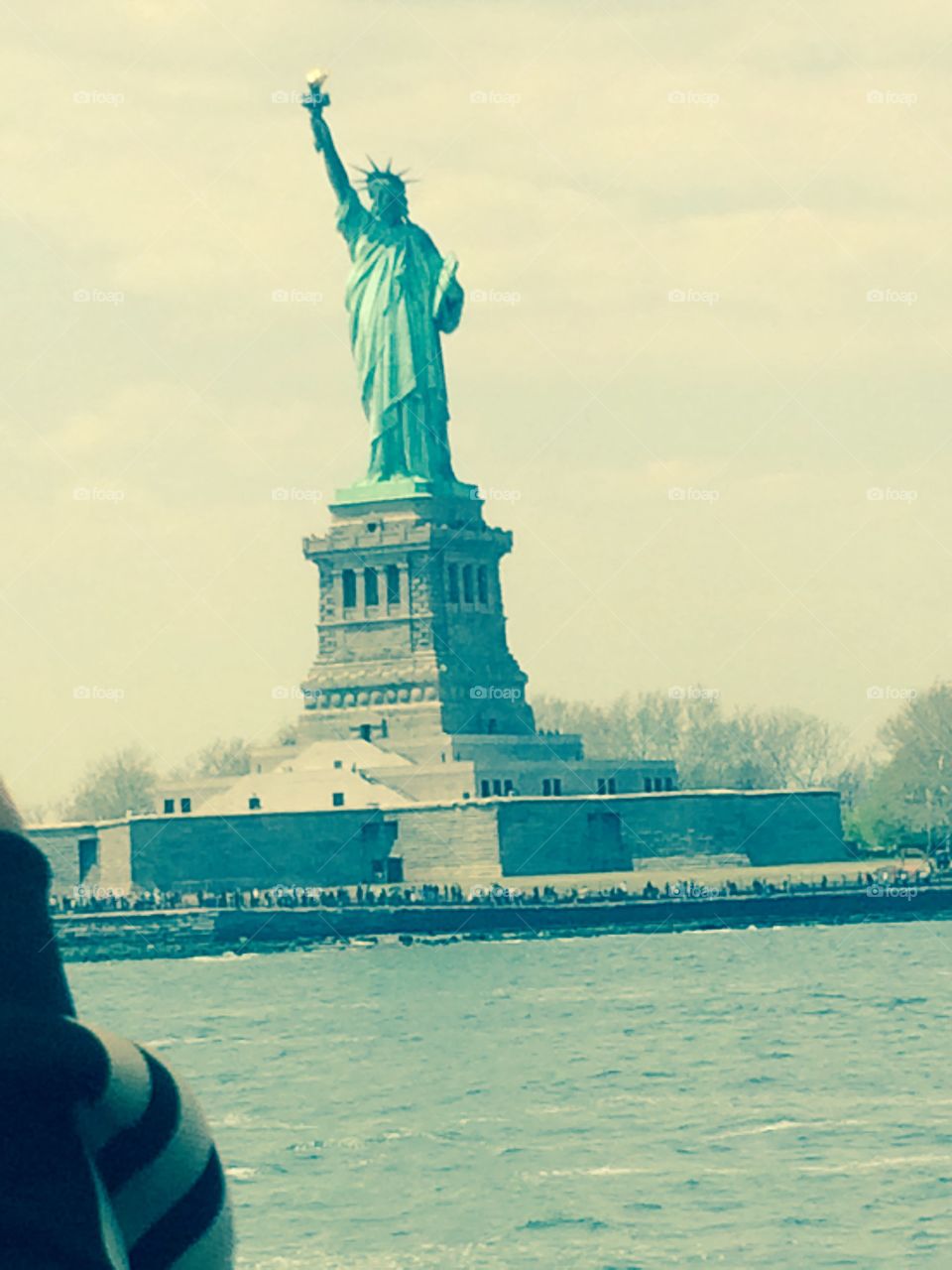 Beautiful picture of the Statue of Liberty 