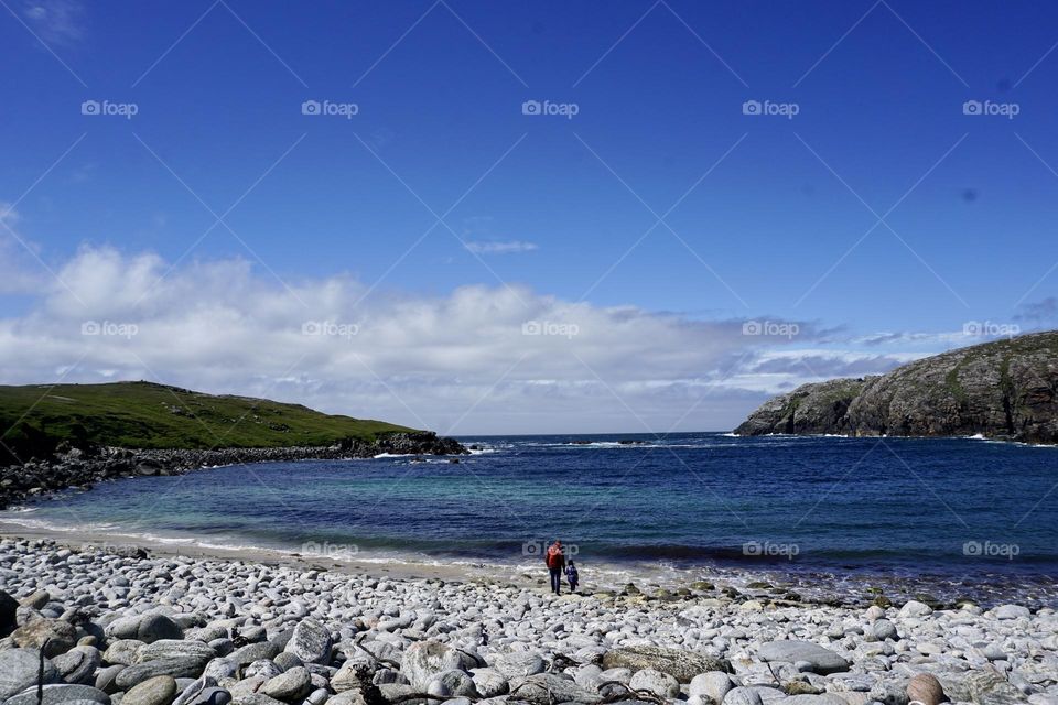 A short hike to this beautiful bay but  the tides in 😂