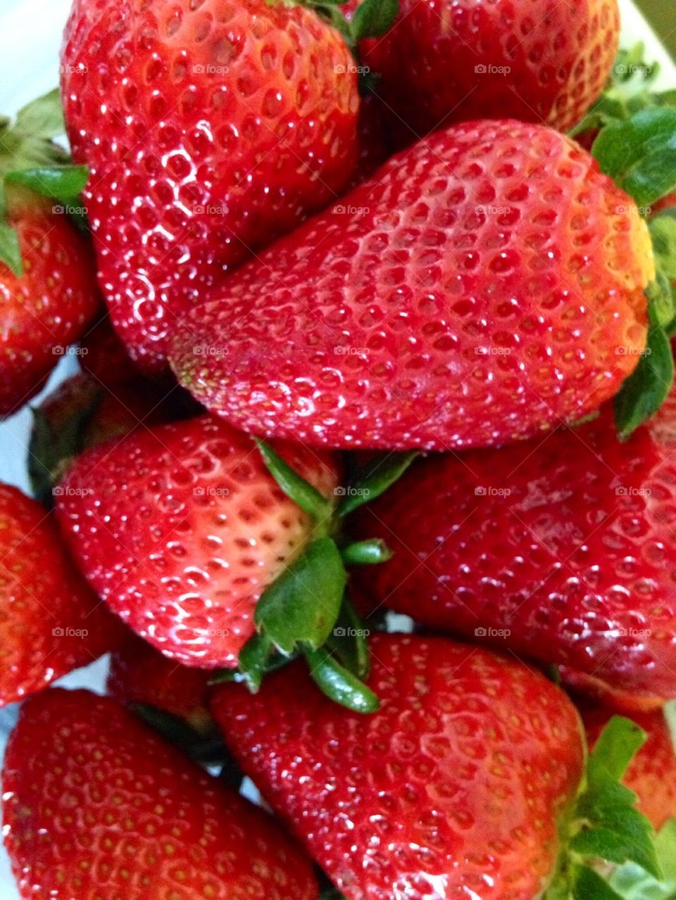 Close-up of strawberries