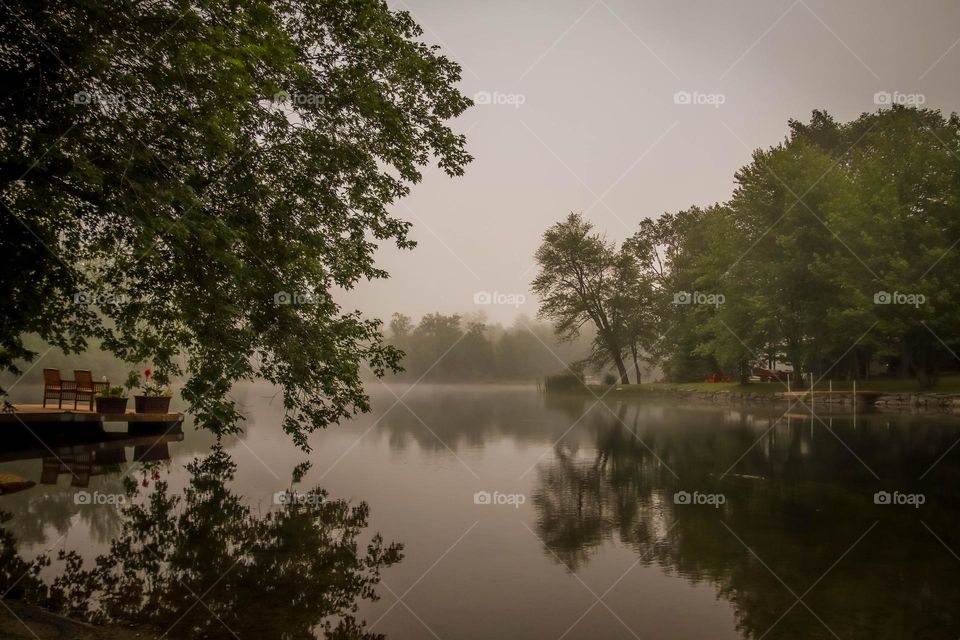 Lake in the morning