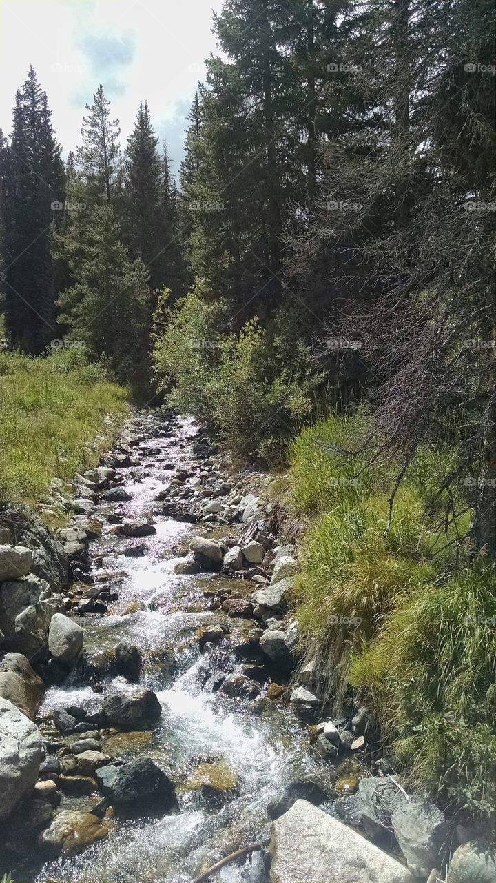Hiking on Breckenridge Ski Resort.