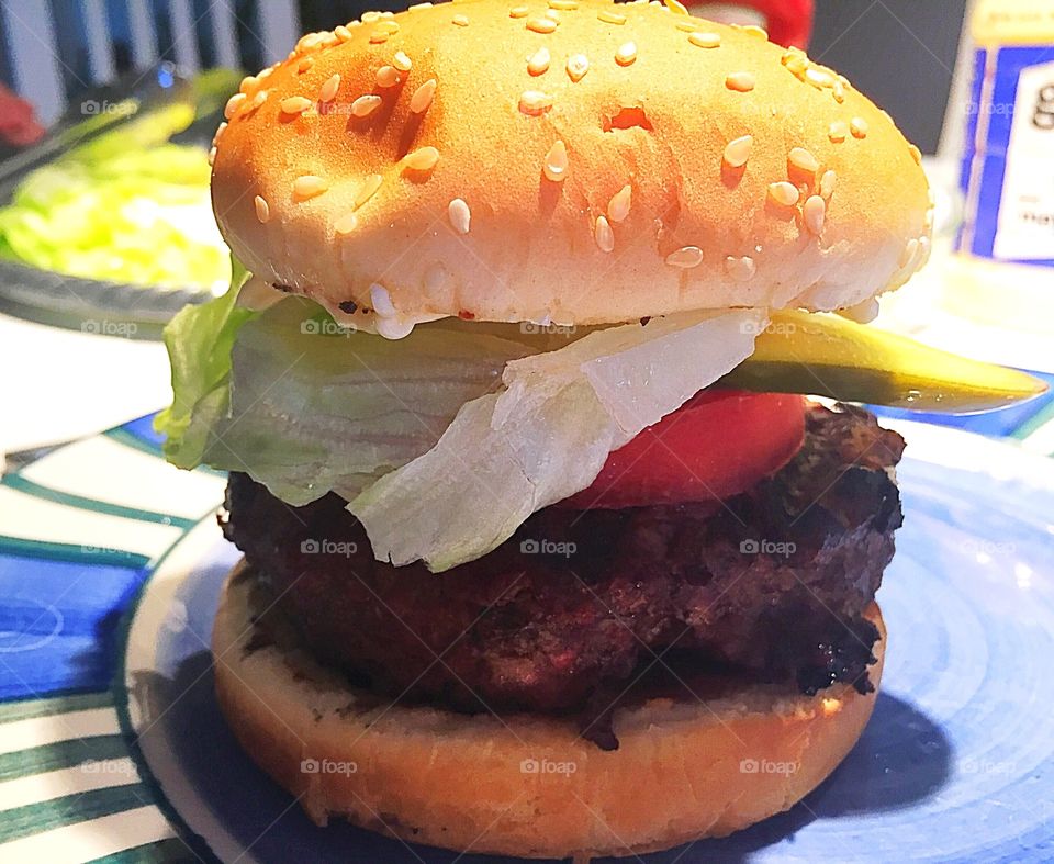 BBQ’d Hamburger