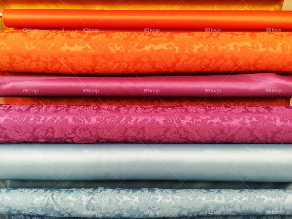 rolls of fabric for curtains