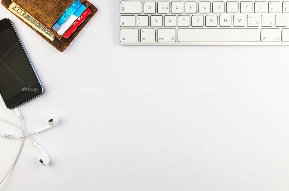 kay board with my wallet