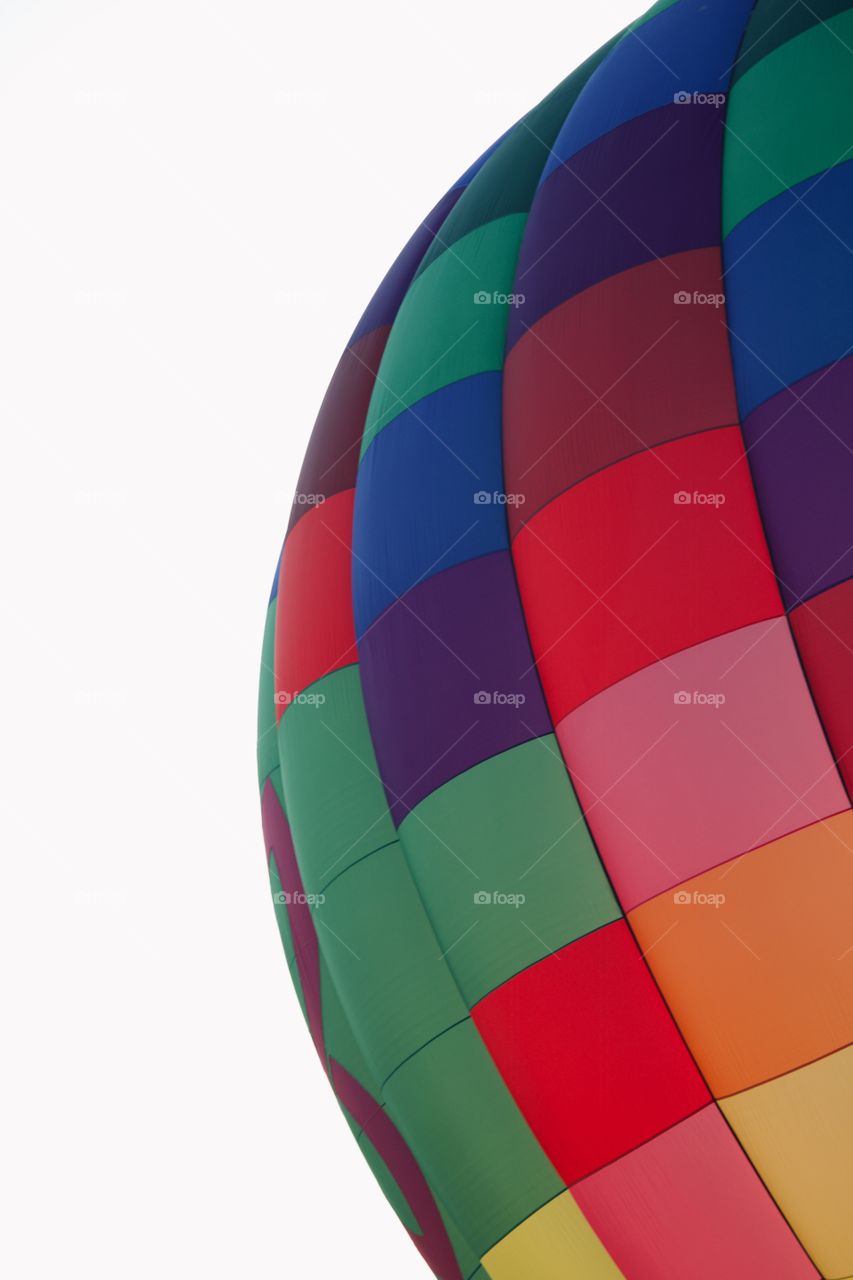 Colorful hot air ballon 