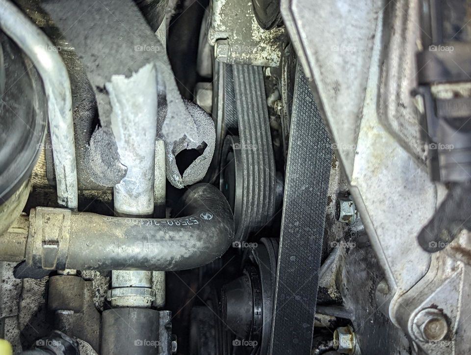 V6 Hyundai sonata serpentine belt.