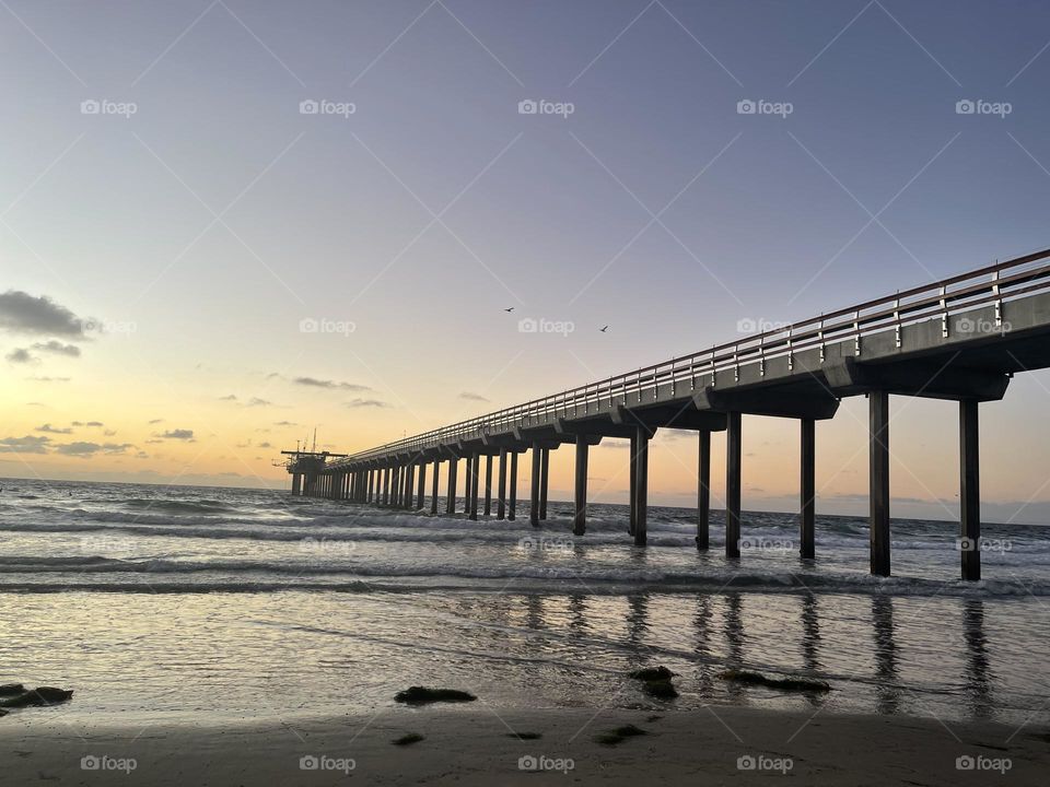 Bridge over calm waters