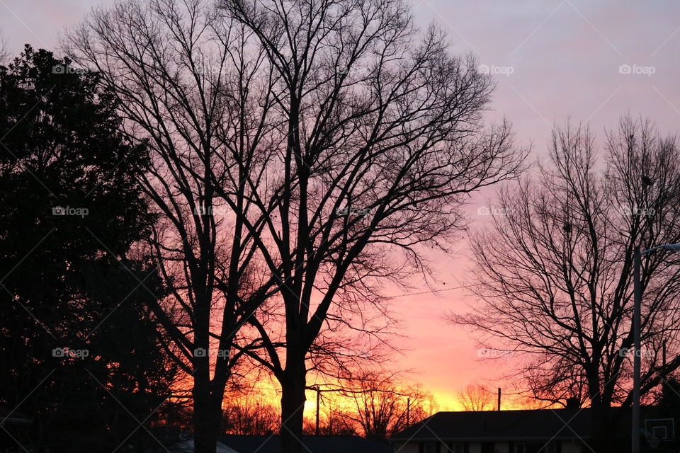 Sunrise from front porch