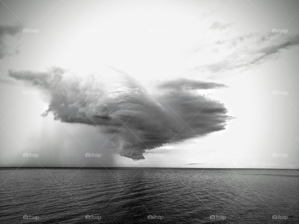 Storm Cloud Over Lake Erie