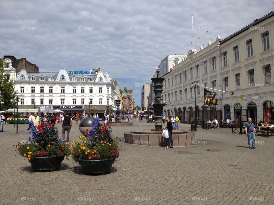 malmö sweden city square by jesja782