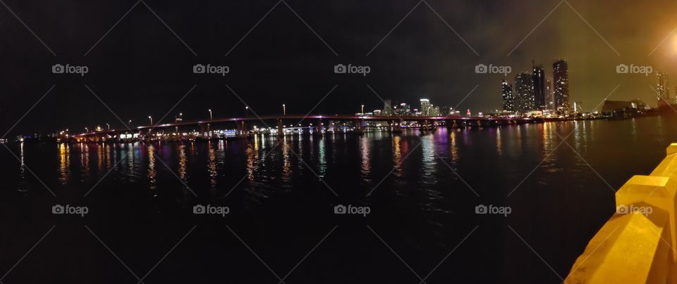 Miami's bridge over Biscayne Bay