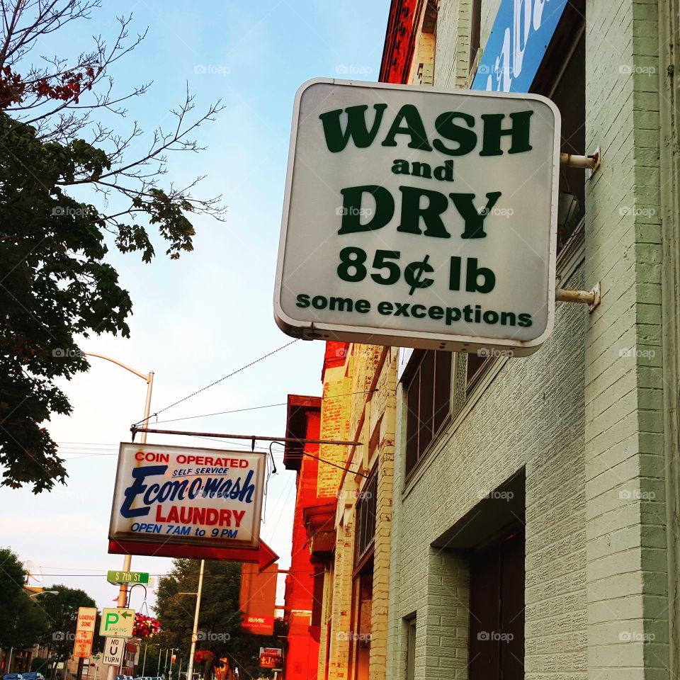 wash and dry