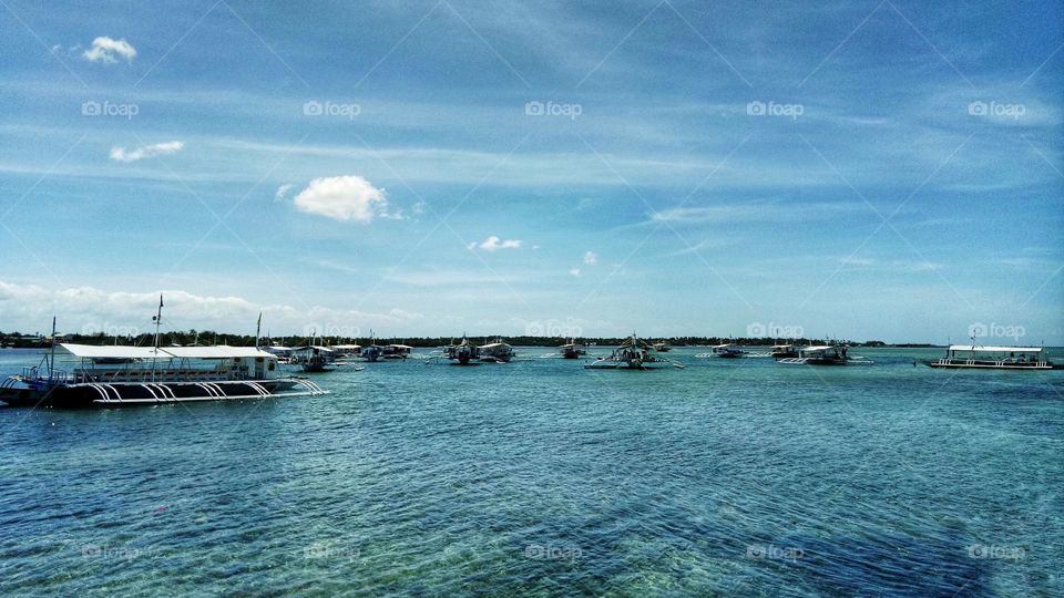 Boats in Philippine Island