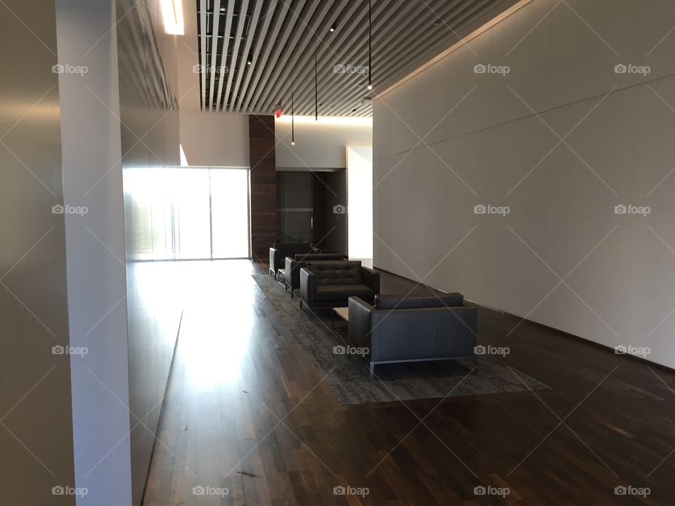 Hi-tech modern office building.