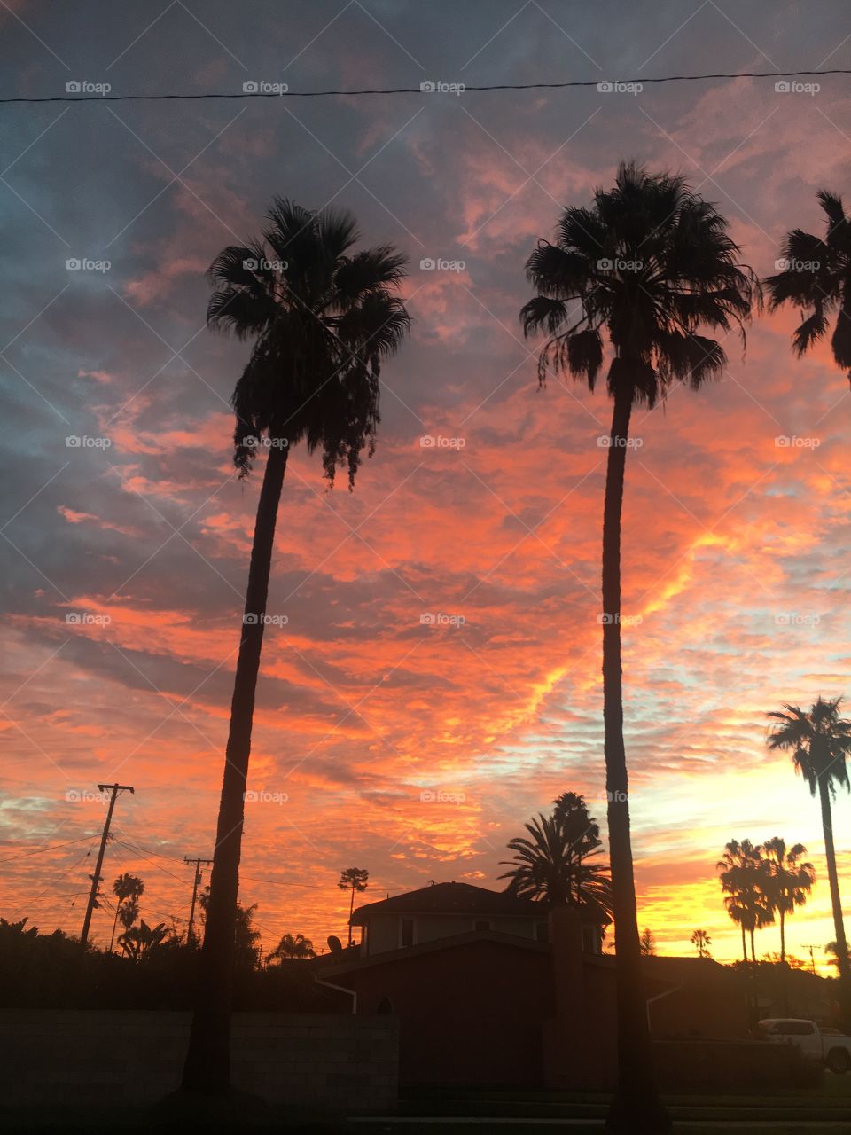 Sunrise in Huntington Beach