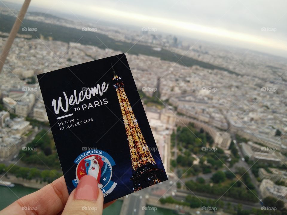 top of Eiffel tower