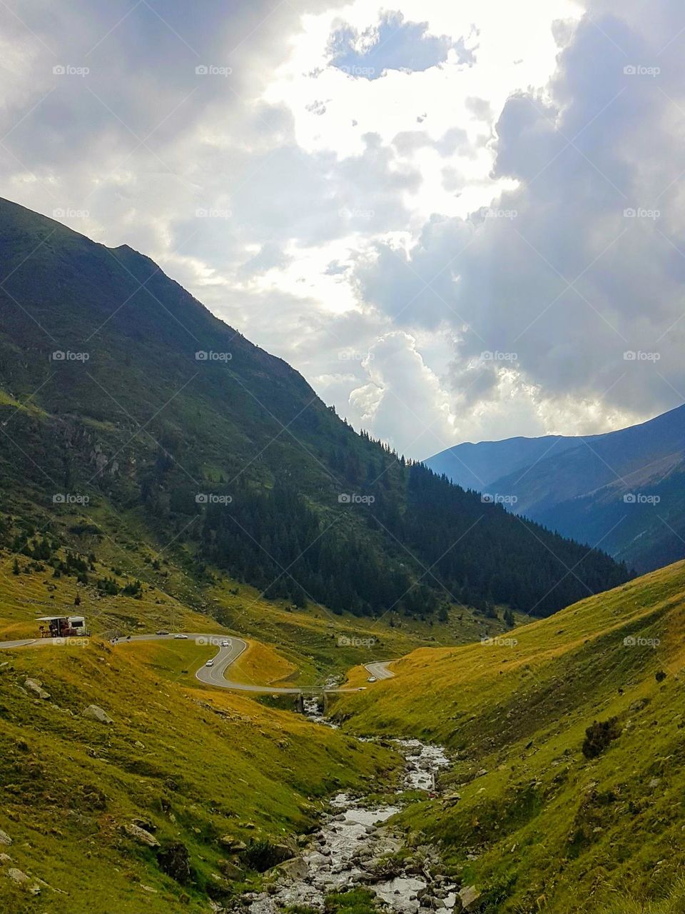 the Transfagarasan road