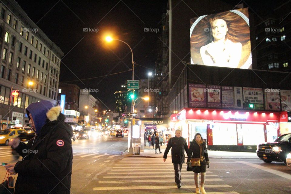 Street, Road, People, City, Light