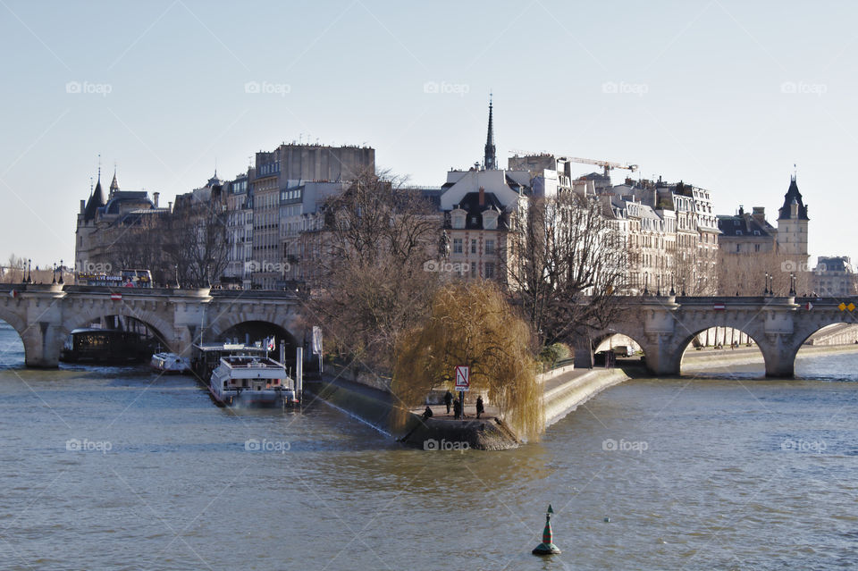 bridge over the Seine in Paris