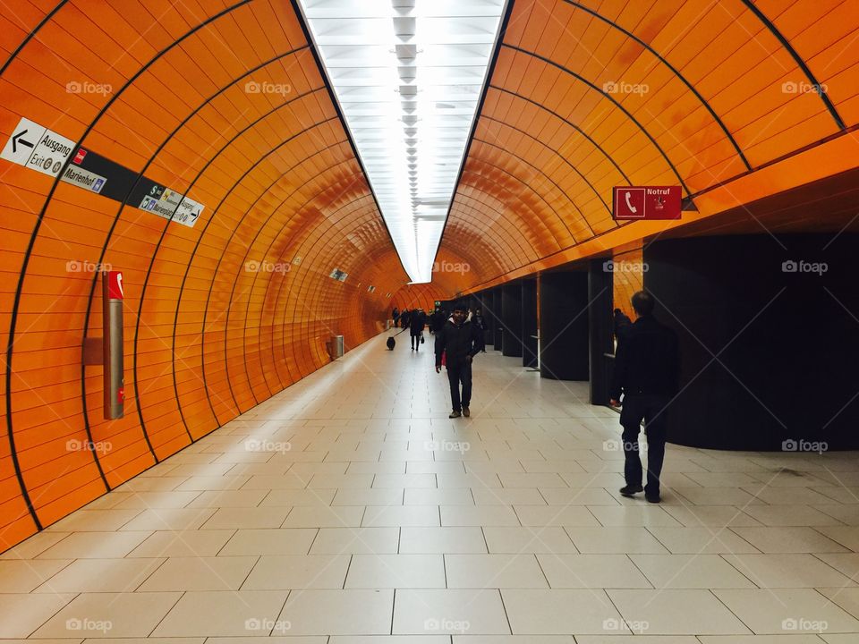 Tunnel, Subway System, Transportation System, Airport, Modern