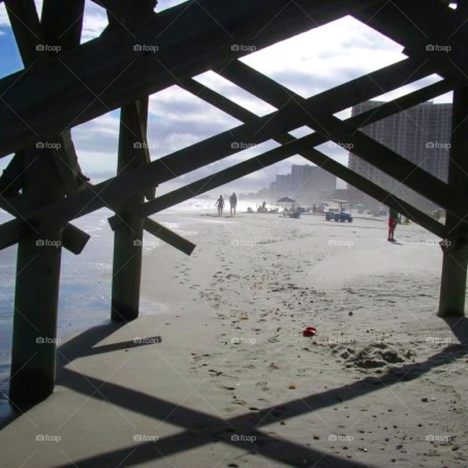 BEACH IN THE SUMMER