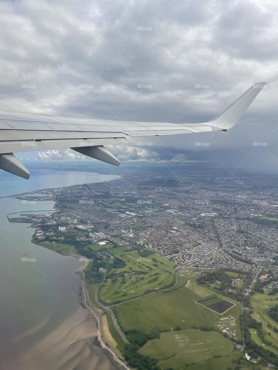 Flying over The Firth of Forth 