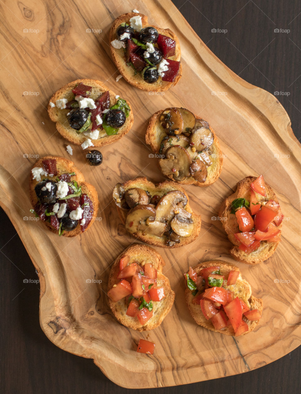 Bruschetta trio