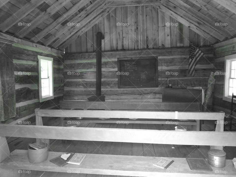 Old one-room School House at the Ag in Nashville