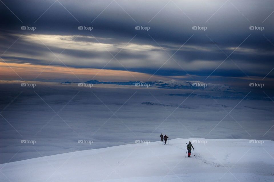 friends in winter