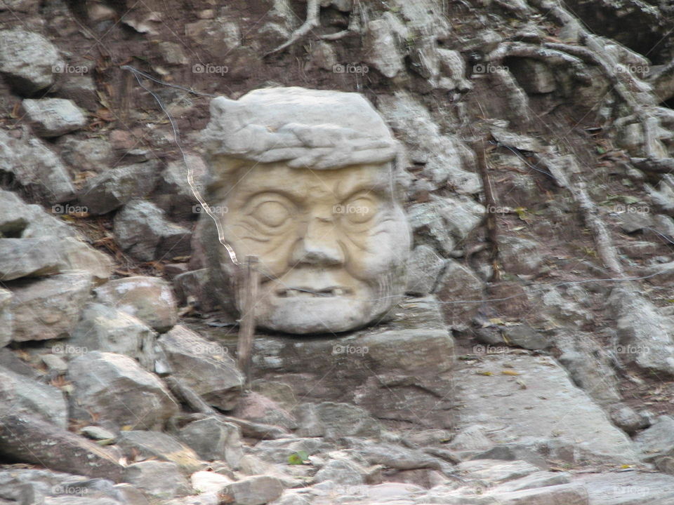 Stone carving