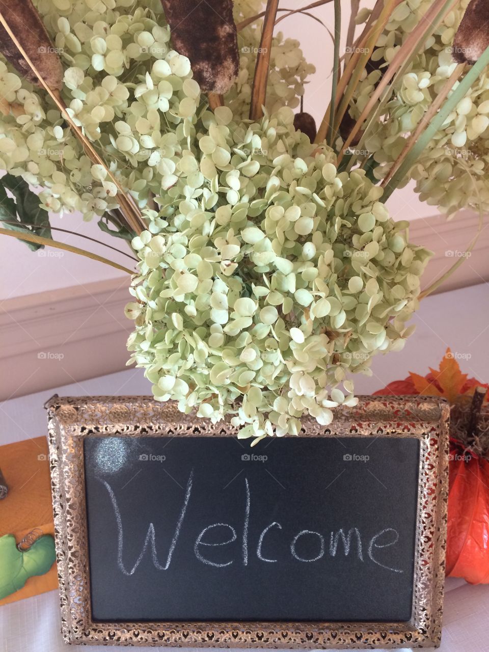 Fall welcome display 