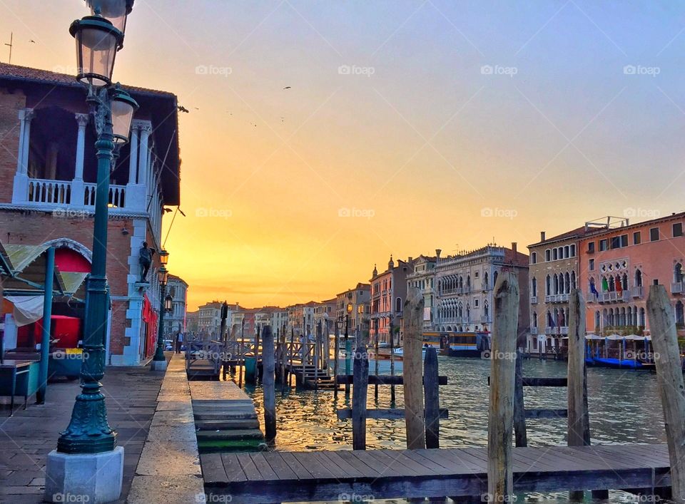 Venice sunset 