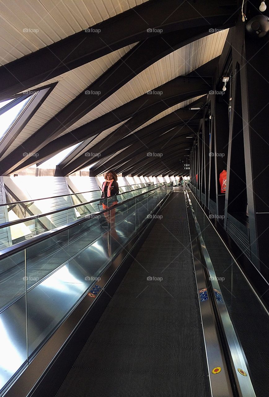 Airport walkway