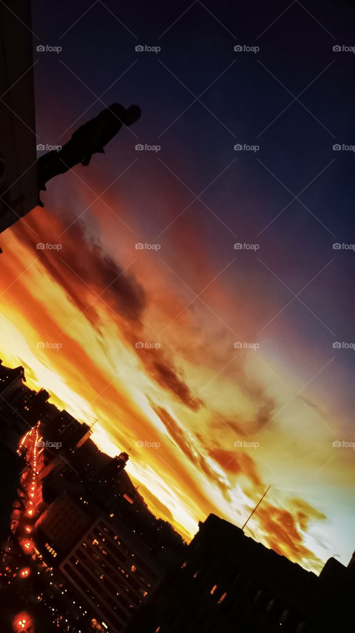 Shadows watching over the city....