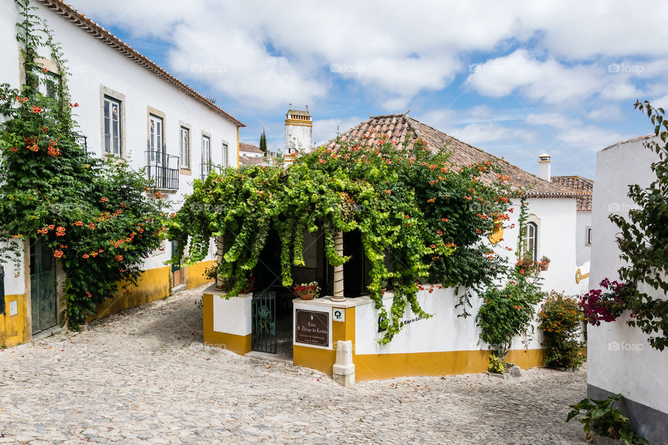 Beautiful streets in Portugal (Óbidos)