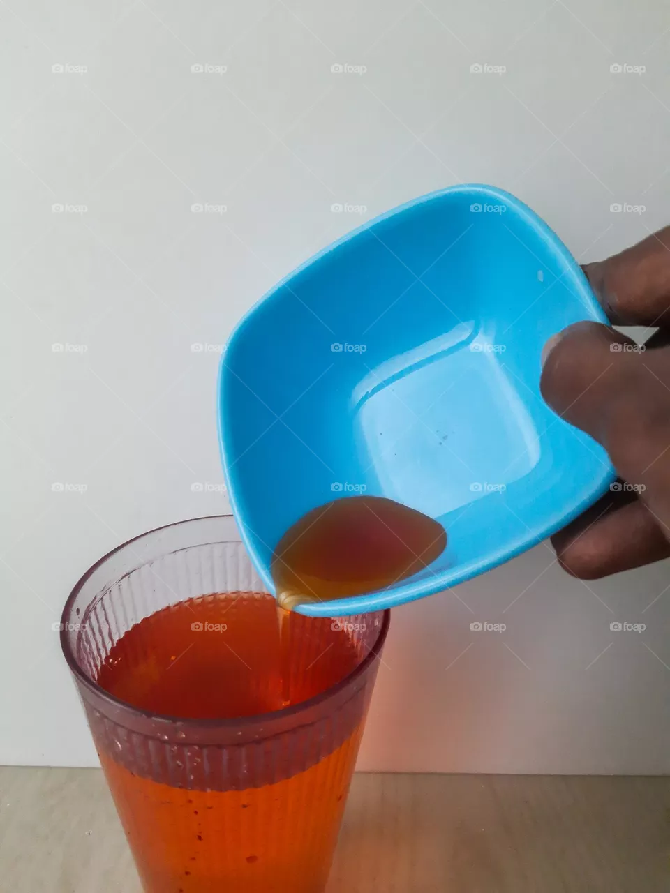 Red liquid