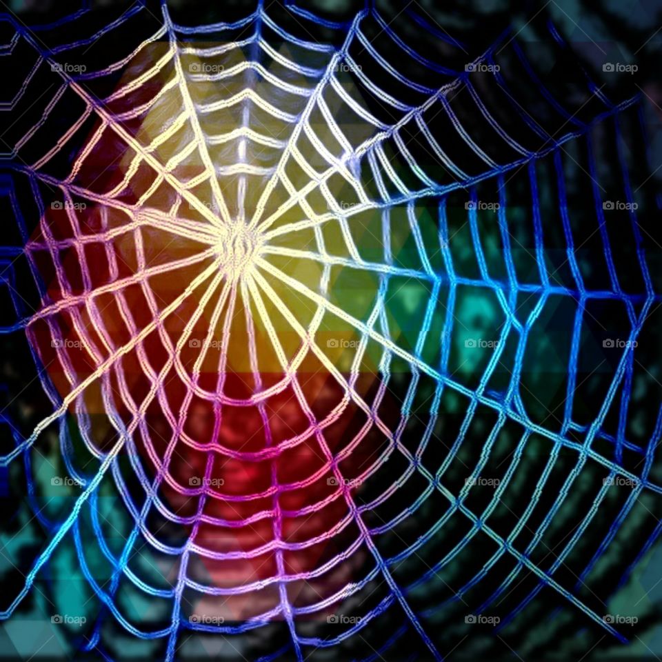 Digital Art, Spiderweb.
