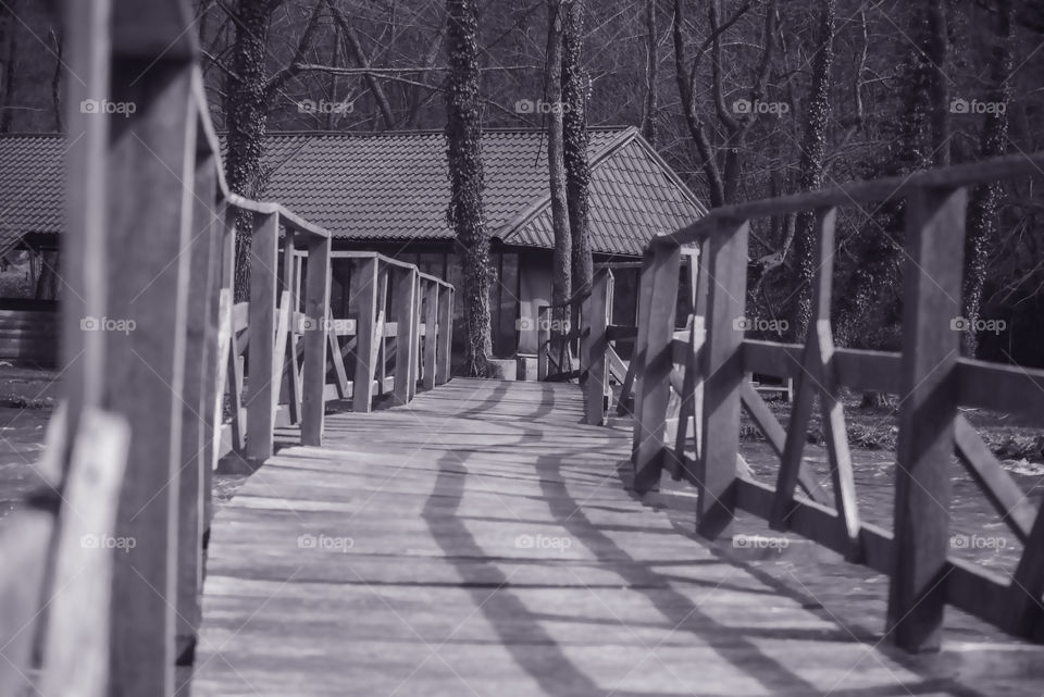 olda wooden bridge