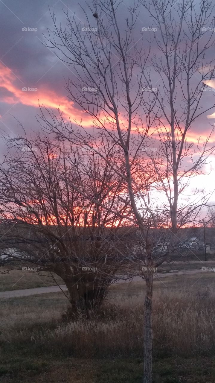 Colorado sunset. from a friend's house in me Colorado