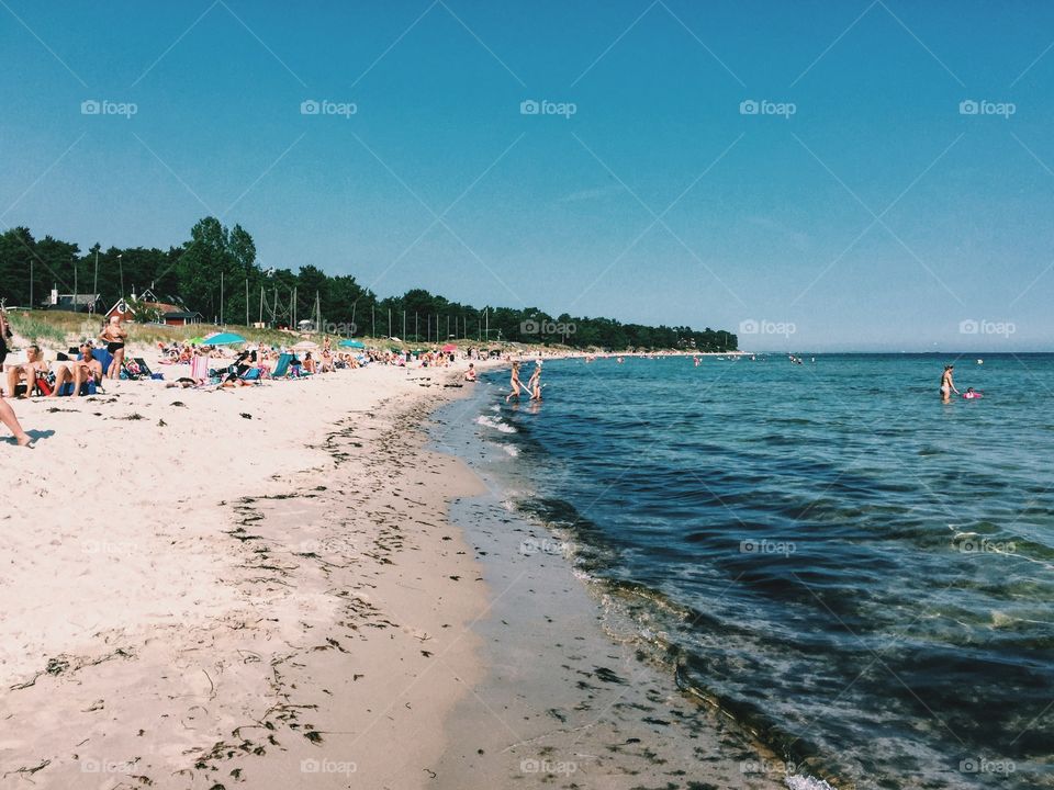 Swedish coastline in the south west