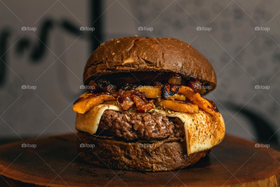 Delicious hamburger